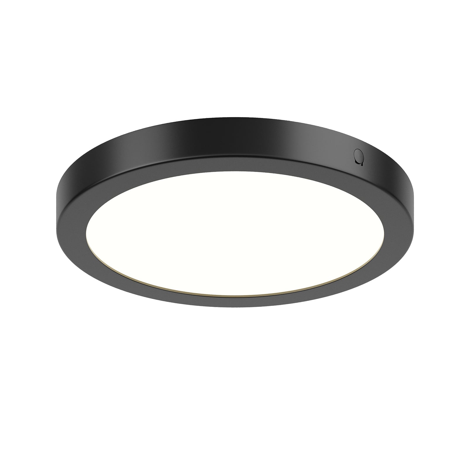 Detaljbilde av LED-panel Abia rund svart matt Ø30 cm 22W varmhvit