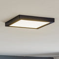 LED-panel Abia svart 30x30 cm 22W 2700K varmhvit forfra