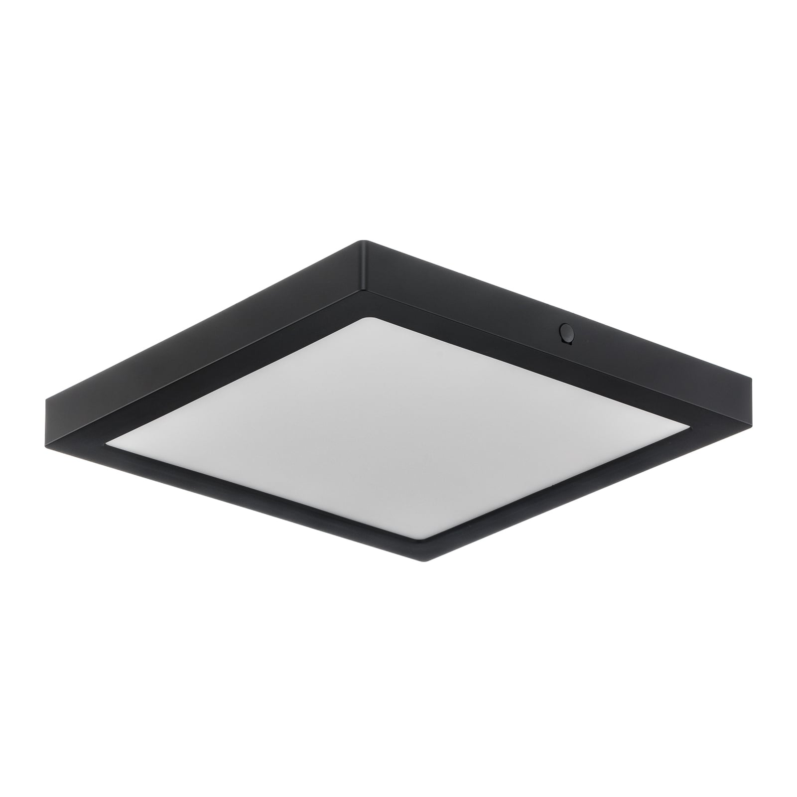 Montert LED-panel Abia svart 30x30 cm 22W 2700K varmhvit i tak