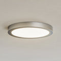 LED-panel Abia taklampe Ø30 cm 22W varmhvit matt krom forfra
