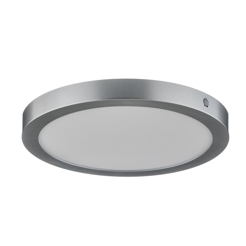LED-panel Abia taklampe Ø30 cm 22W varmhvit matt krom montert i tak