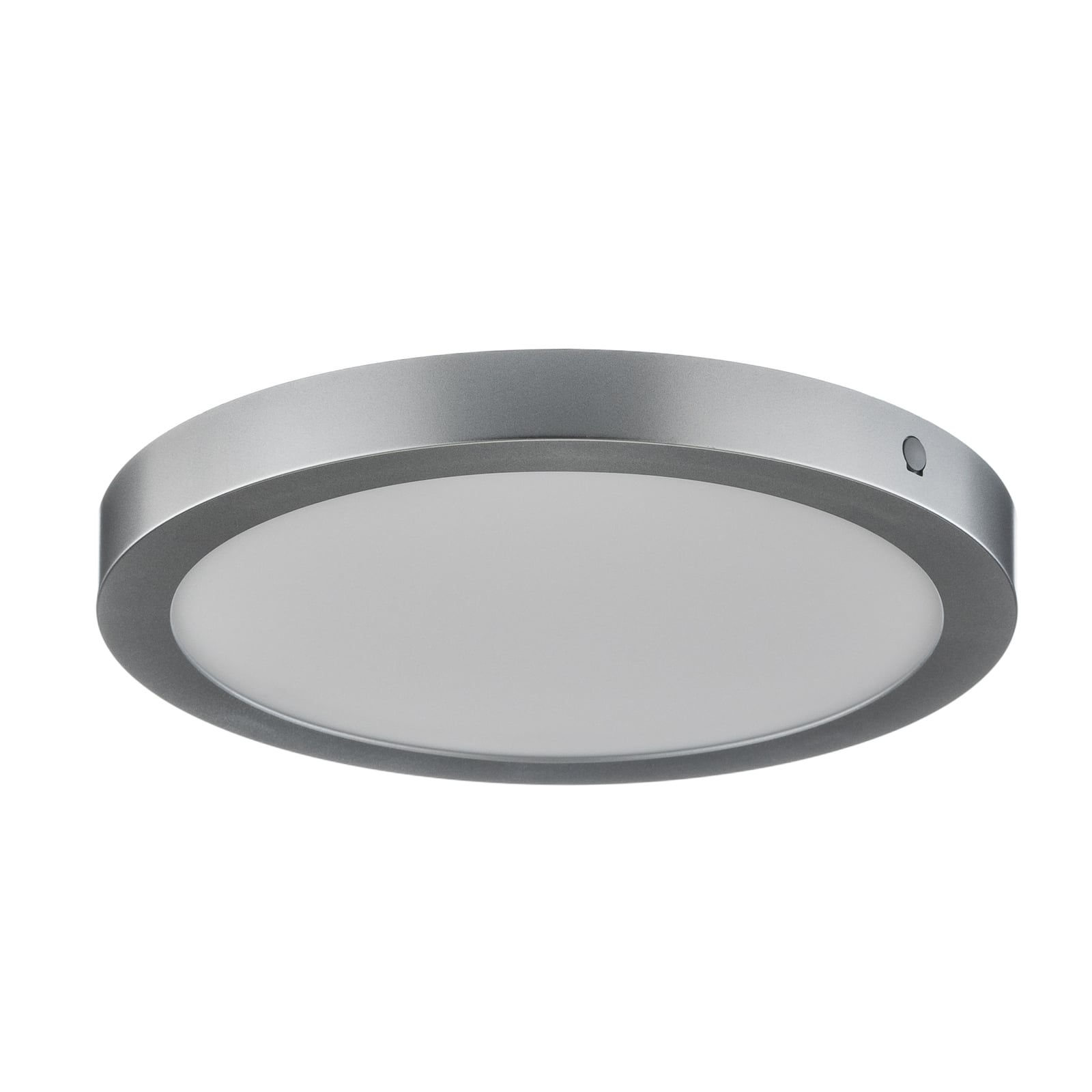 LED-panel Abia taklampe Ø30 cm 22W varmhvit matt krom montert i tak