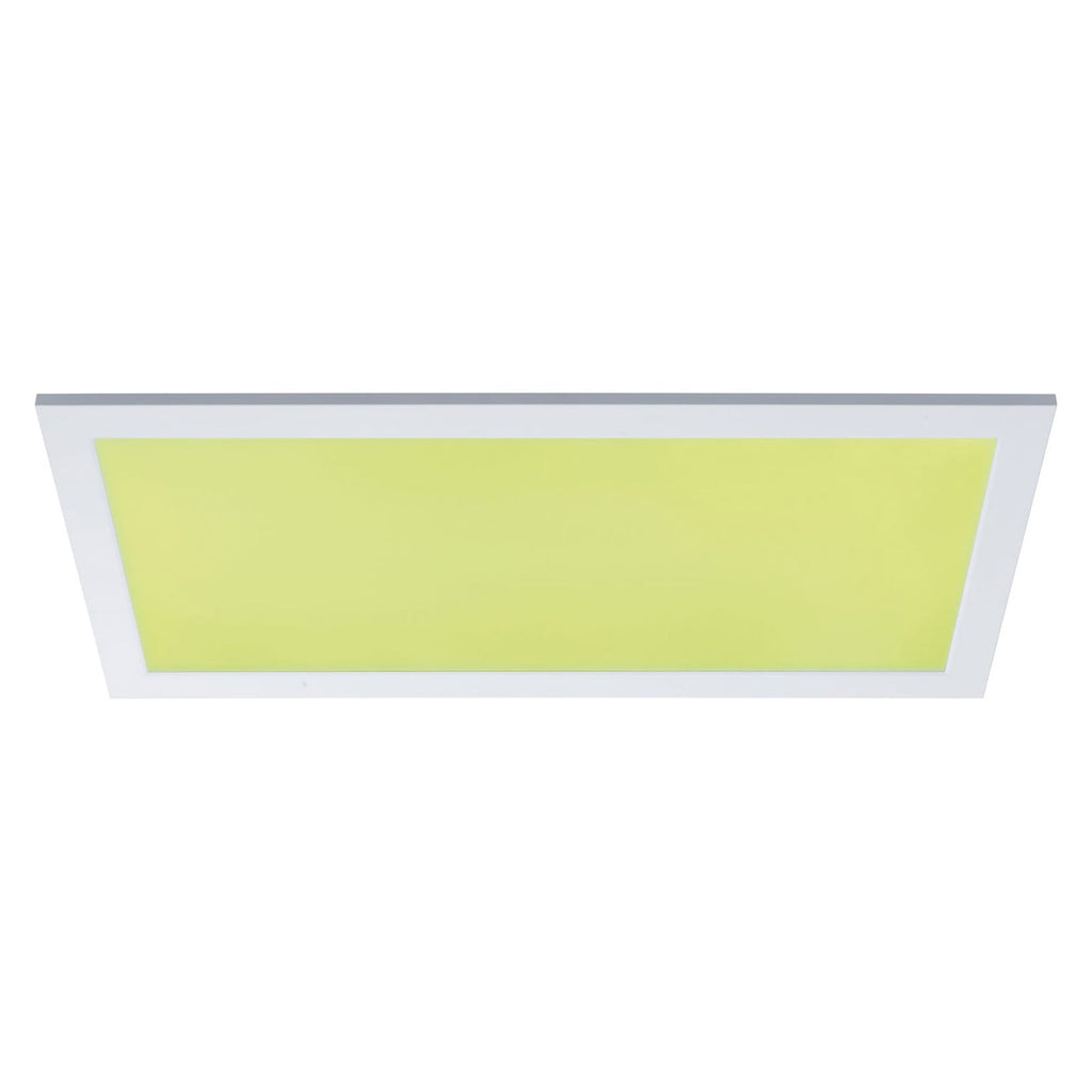 LED-panel Amaris 60x30 cm RGBW Zigbee dimbar hvit montert i tak