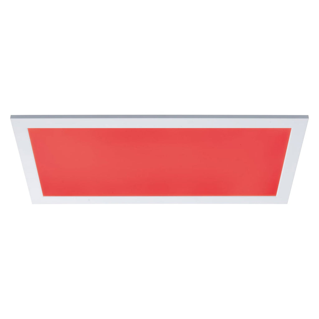 LED-panel Amaris 60x30 cm RGBW Zigbee dimbar hvit nærbilde av lysdiffuser