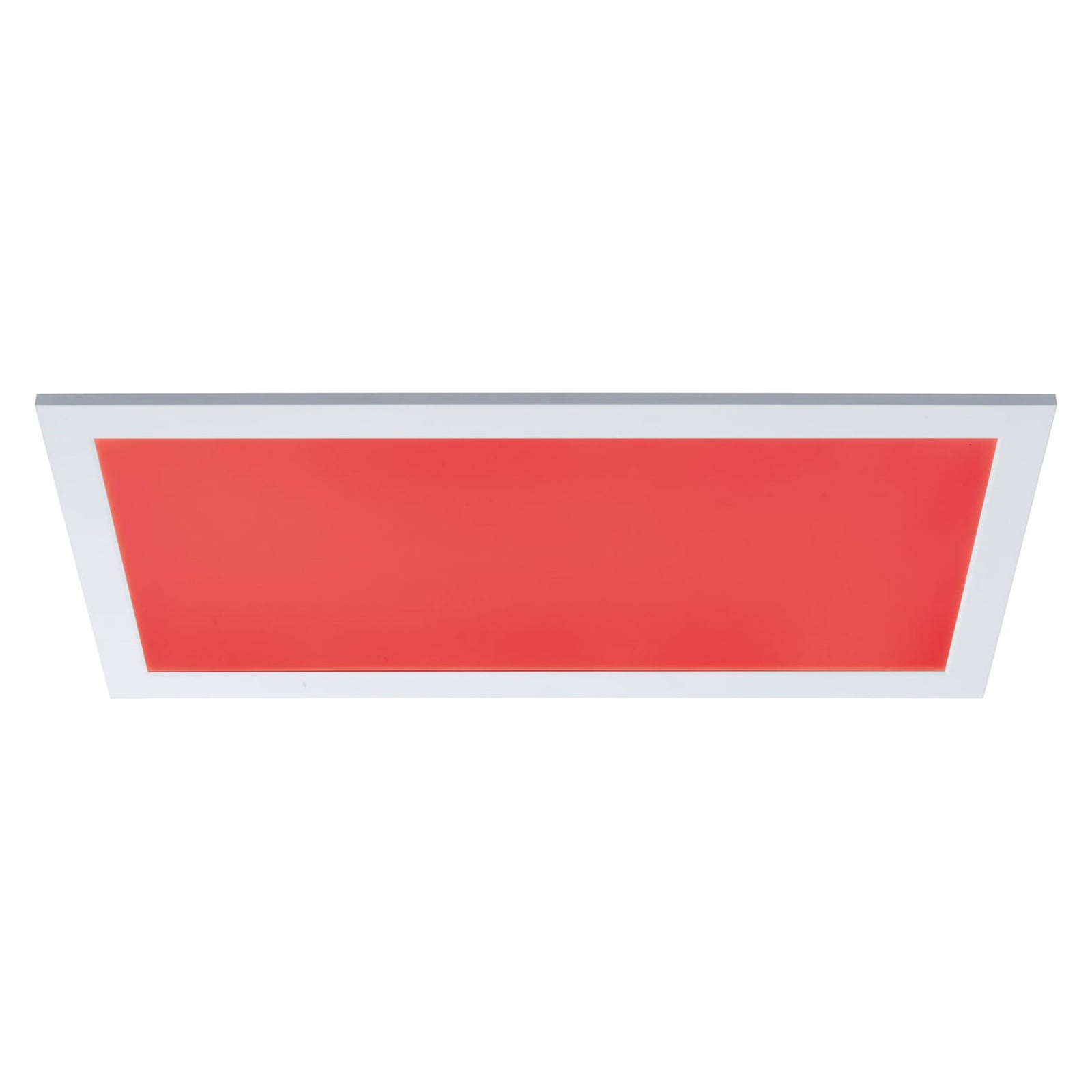 LED-panel Amaris 60x30 cm RGBW Zigbee dimbar hvit nærbilde av lysdiffuser