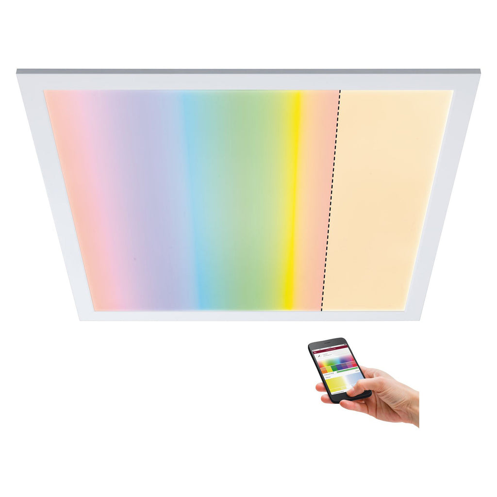 LED-panel Amaris 60x60 cm RGBW dimbar ZigBee bakside