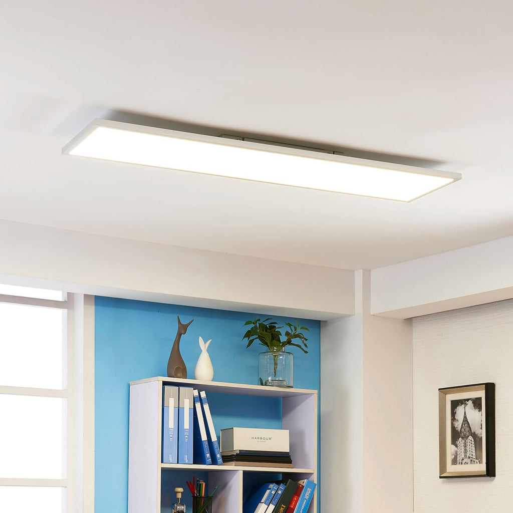 LED-panel Arthur sølv 120x30 cm front