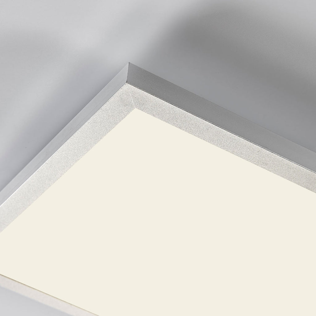 LED-panel Arthur sølv 120x30 cm nærbilde av lys