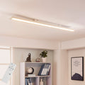 LED-panel Arya dimbar 120 cm hvit aluminium forfra