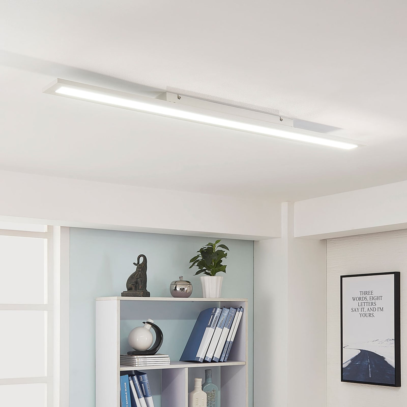 LED-panel Arya dimbar hvit aluminium bakside