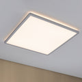 LED-panel Atria Shine 3-step dimbar matt krom 42x42 cm 22W forfra