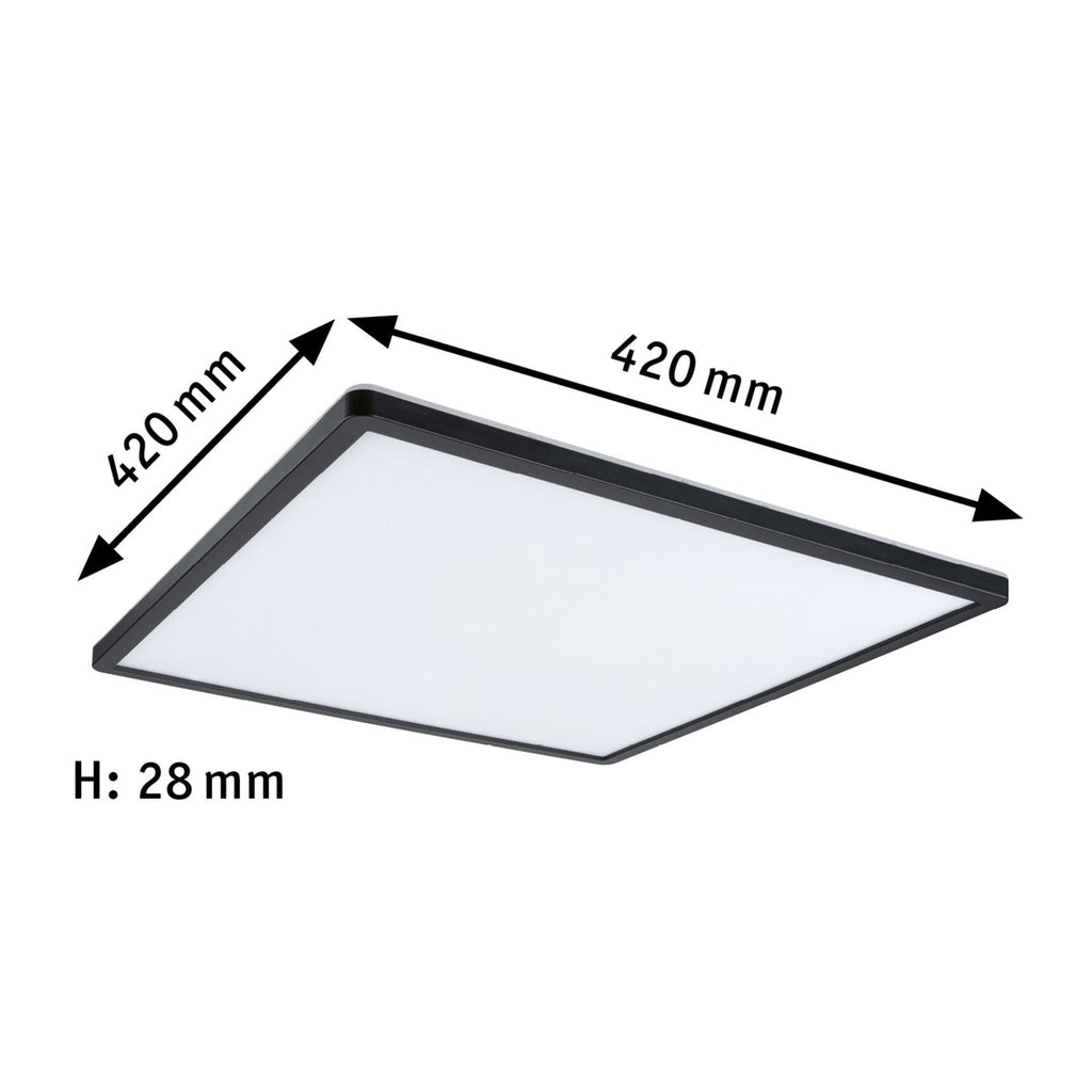 LED-panel Atria Shine 3-step dimbar svart nærbilde