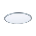 LED-panel Atria Shine dimbar matt krom Ø42 cm forfra