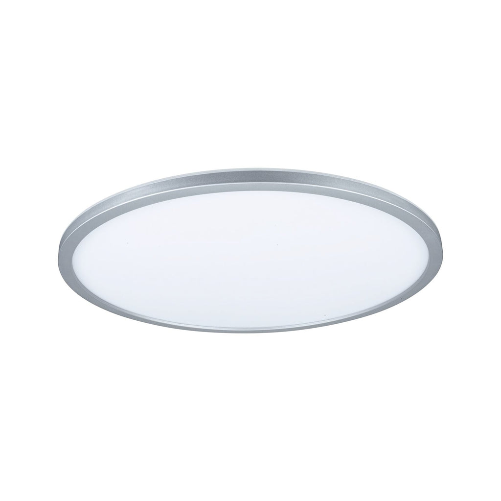 LED-panel Atria Shine dimbar matt krom Ø42 cm forfra