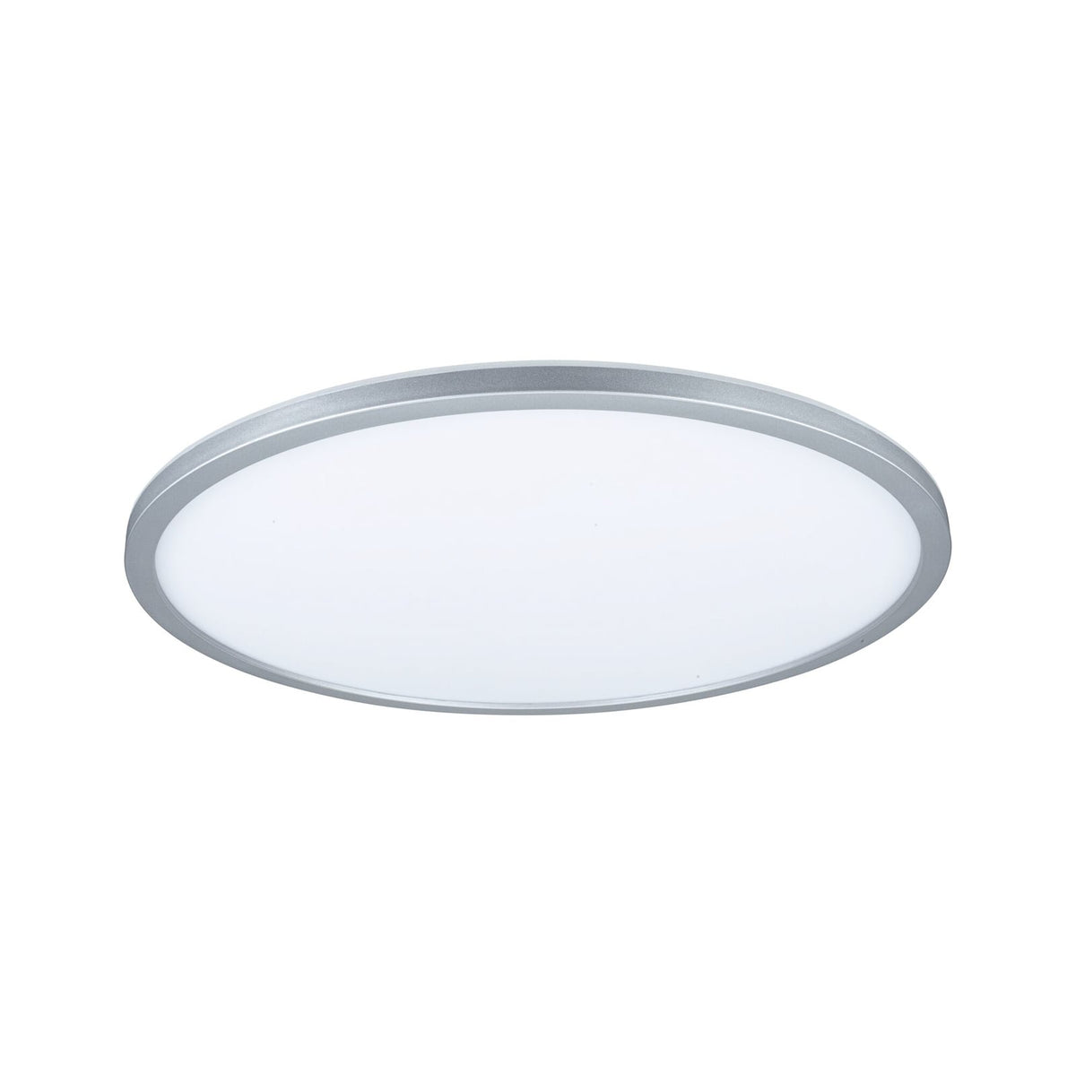 LED-panel Atria Shine dimbar matt krom Ø42 cm forfra