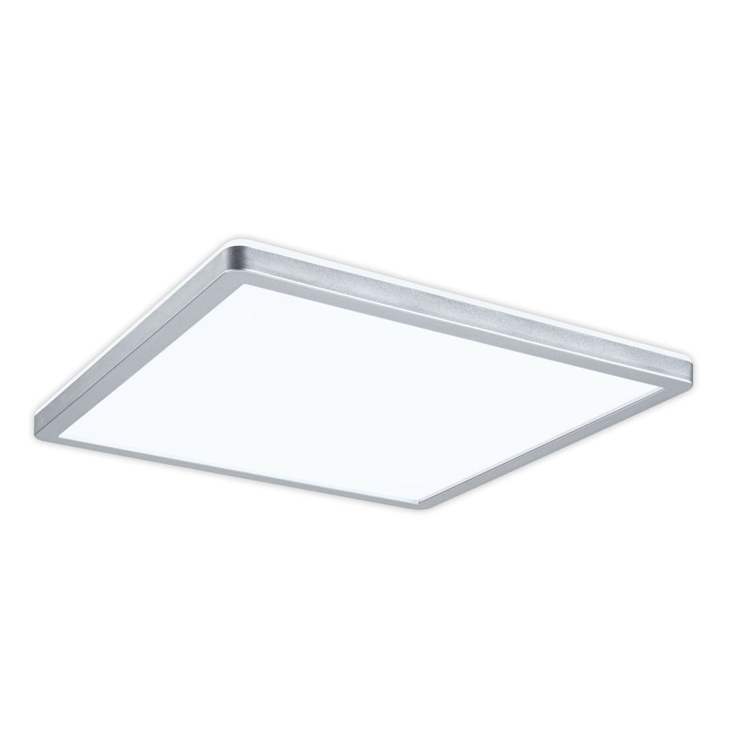 LED-panel Atria Shine krom 29x29 cm 16W nøytralhvit forfra