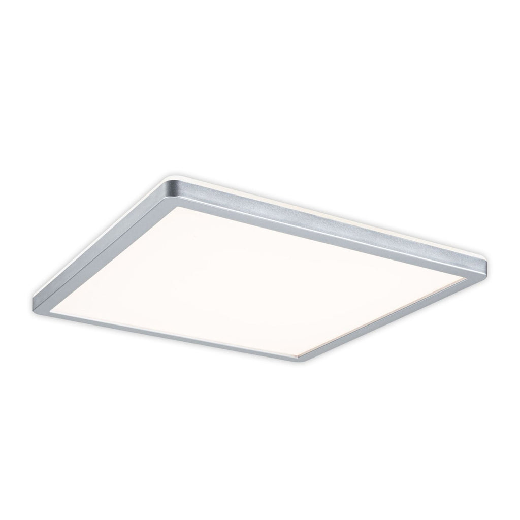 LED-panel Atria Shine krom 29x29 cm 16W varmhvit forfra