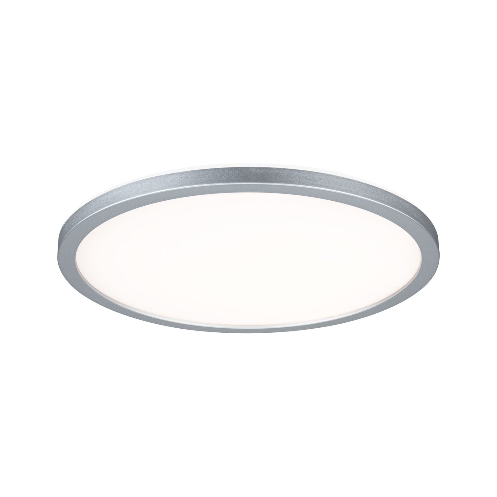 LED-panel Atria Shine rund Ø29 cm 16W krom matt varmhvit bakside