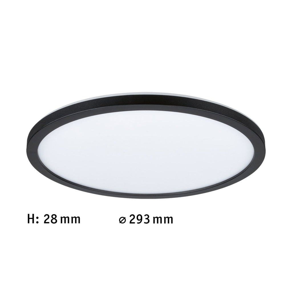 LED-panel Atria Shine taklampe svart nærbilde