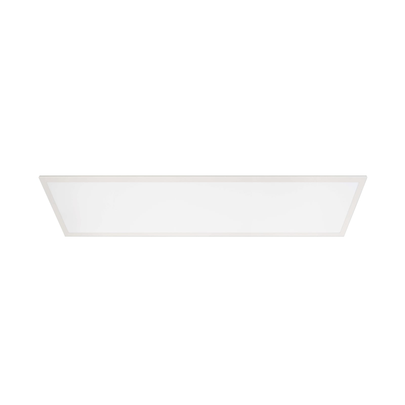 LED-panel Basic Office hvit 119,5x29,5 cm forfra