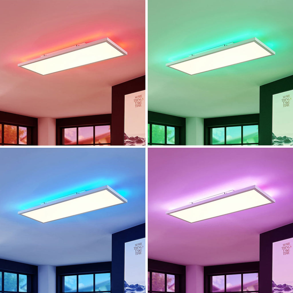 LED-panel Brenda CCT RGB dimbar nærbilde av lys