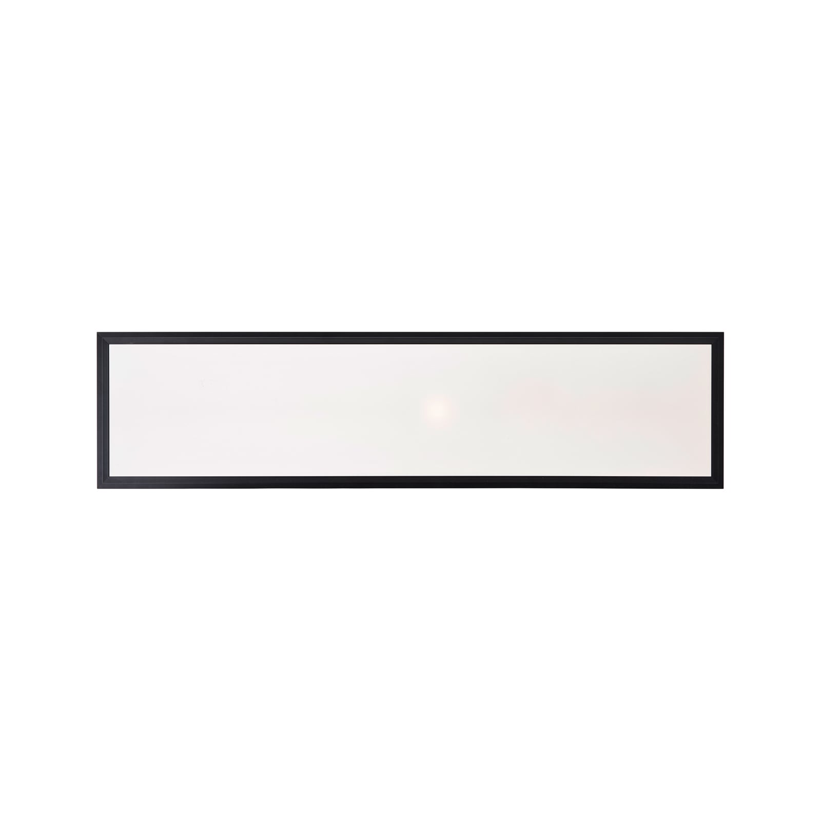 LED-panel Briston svart CCT dimbar med fjernkontroll bakside