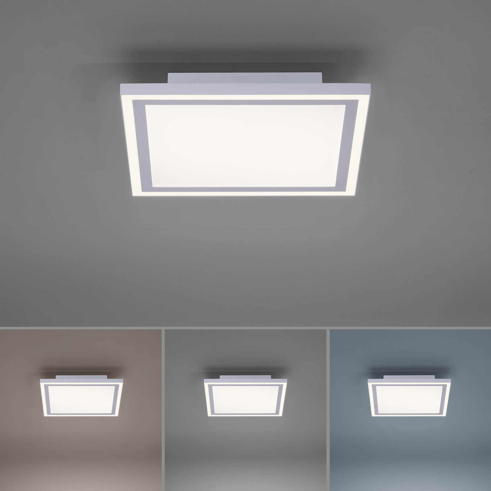 LED-panel Edging 31x31 cm CCT dimbar med fjernkontroll detalj