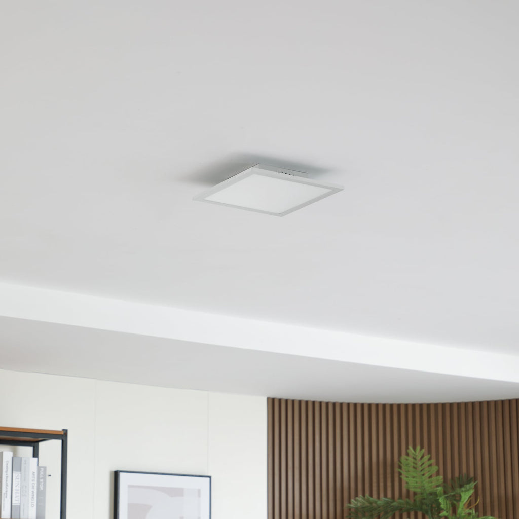 LED-panel Enhife hvit aluminium 30x30 cm 4000K 14W bakside