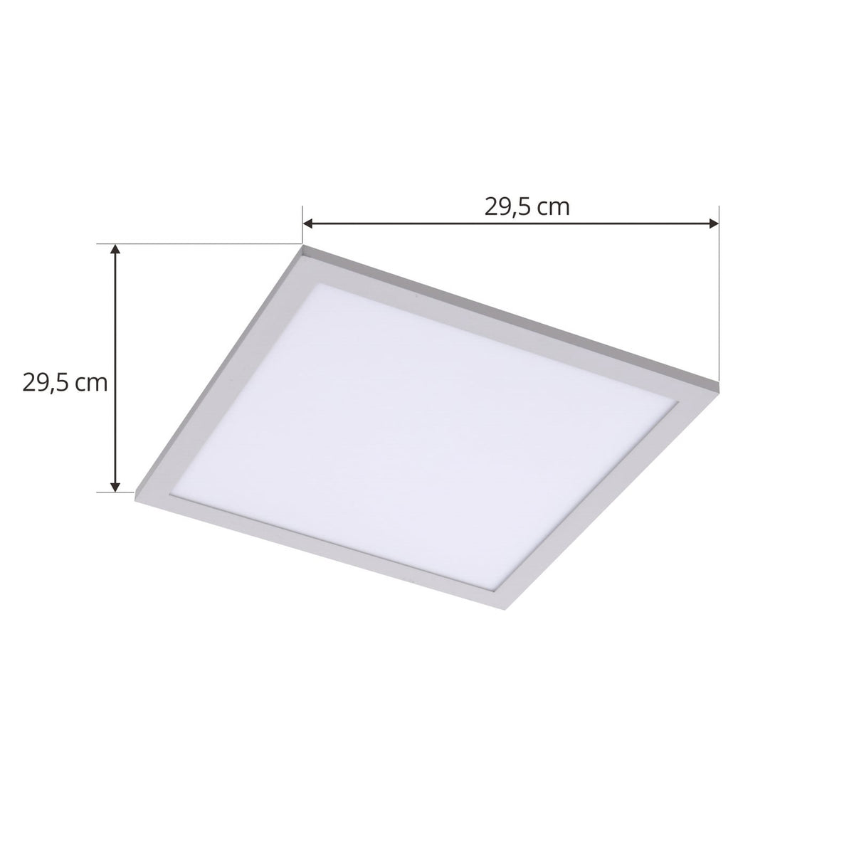 LED-panel Enhife hvit aluminium 30x30 cm 4000K 14W montert i tak
