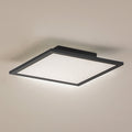 LED-panel Enhife svart 30x30 cm 4000K nøytralhvit forfra