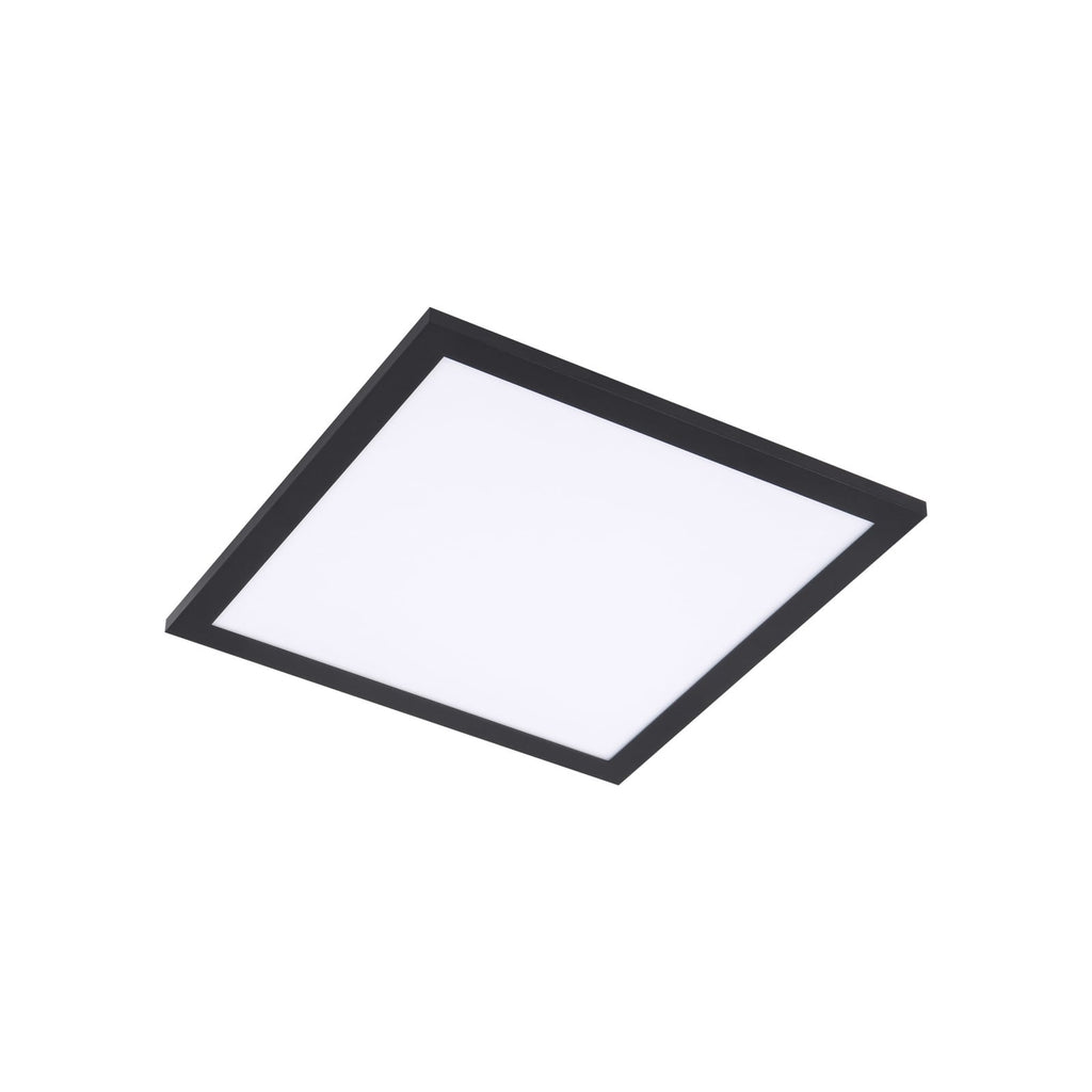 Detalj av LED-panel Enhife svart 30x30 cm 4000K nøytralhvit