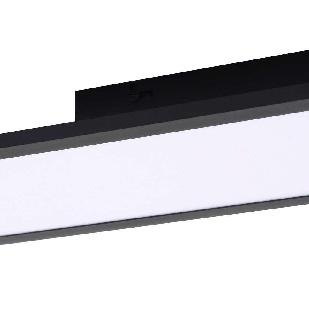 LED-panel Enhife svart 80x20 cm 21W 4000K lyser opp rom