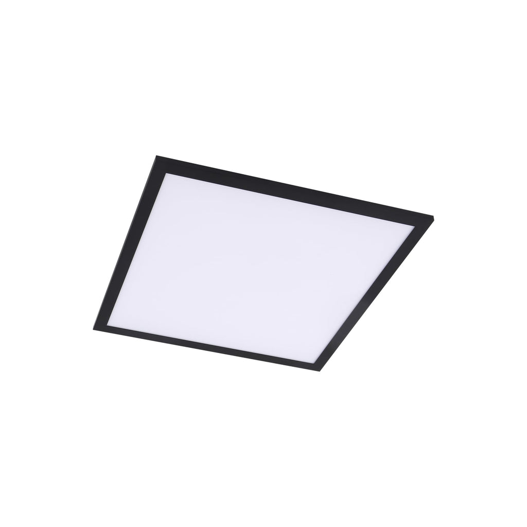 LED-panel Enhife svart aluminium 40x40 cm detalj av ramme