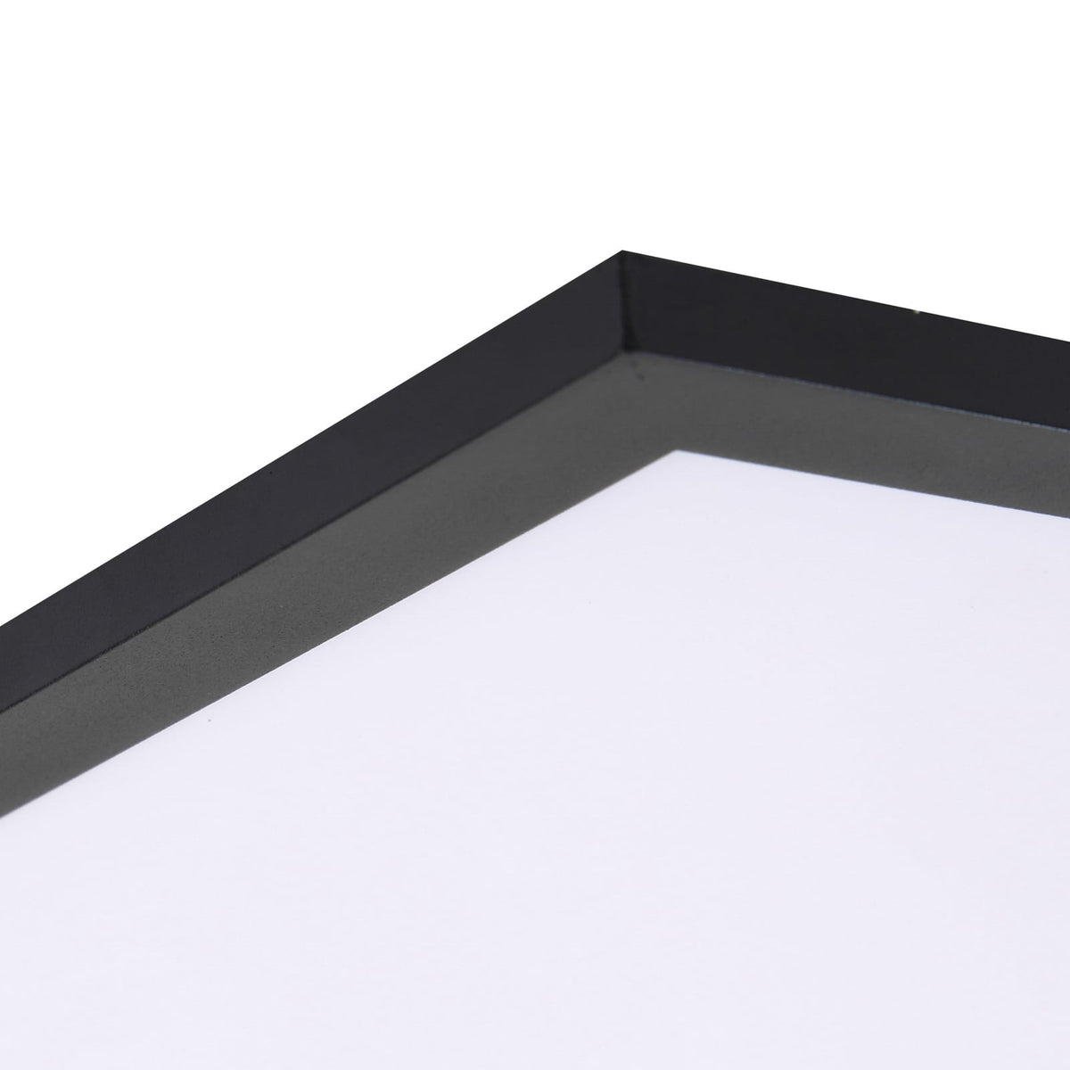 LED-panel Enhife svart aluminium 40x40 cm nærbilde av lys