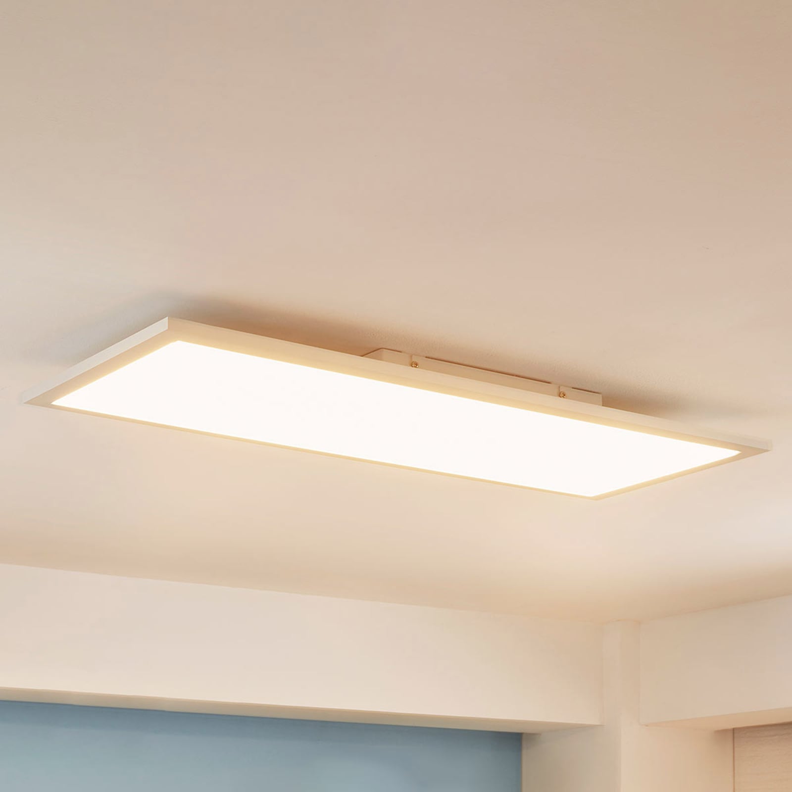 LED-panel Enja dimbar hvit 79,5x29,5 cm 38W varmhvit forfra