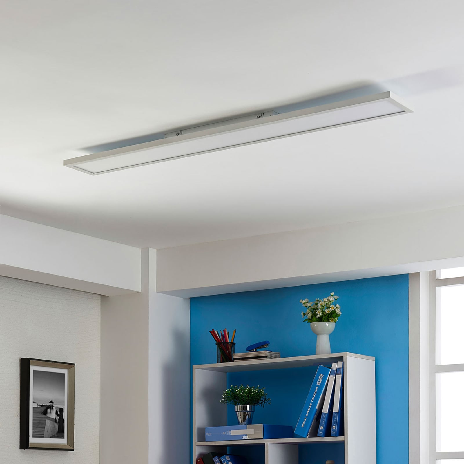 LED-panel Enora hvit aluminium bakside