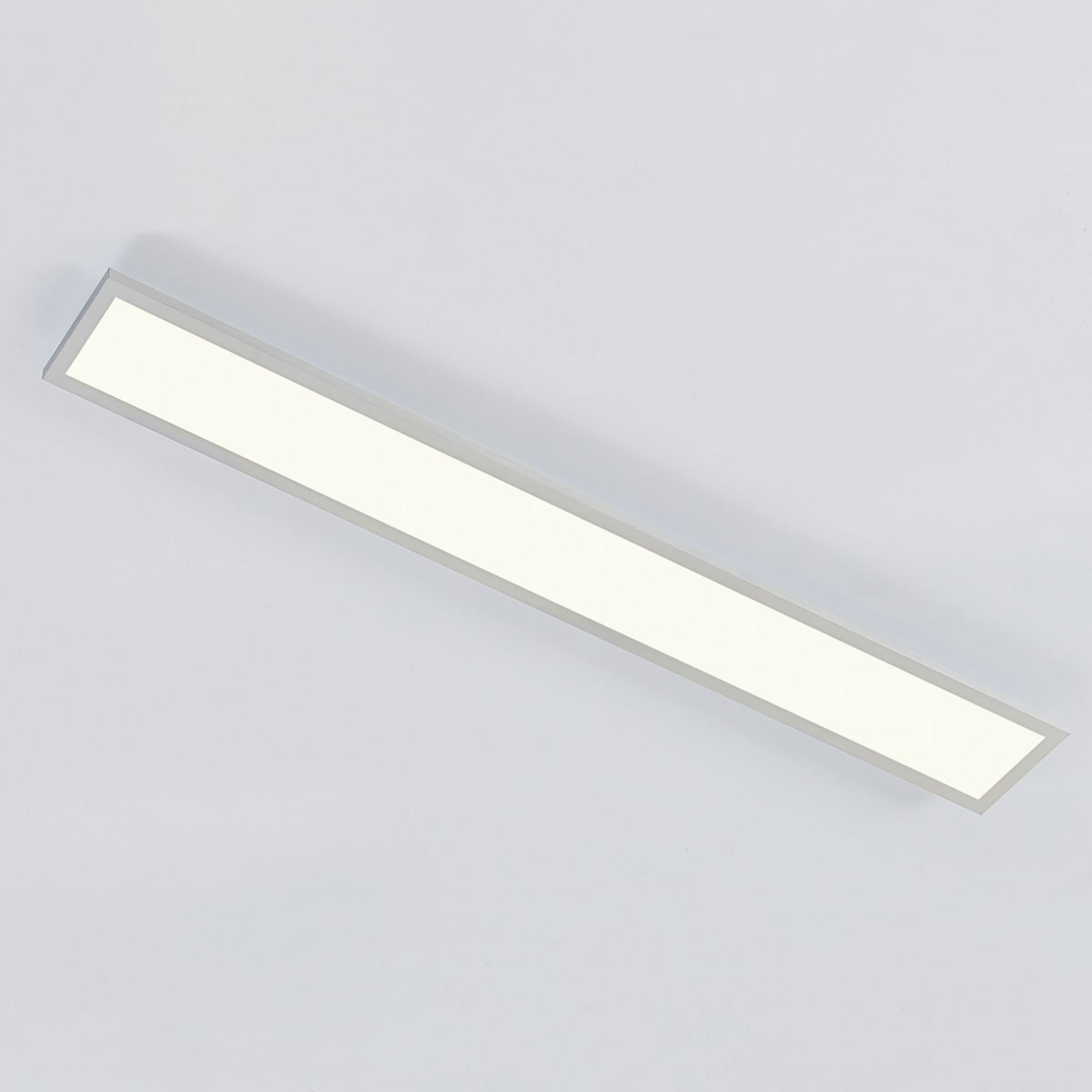LED-panel Enora hvit aluminium detalj av ramme