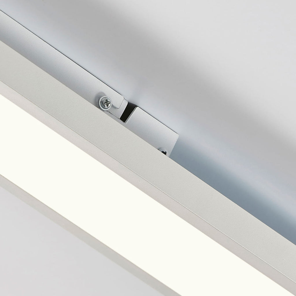 LED-panel Enora hvit aluminium skruefri hurtigklemme