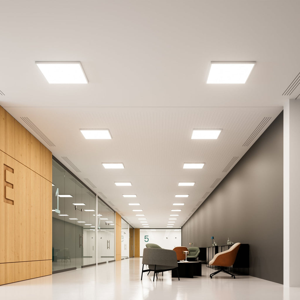LED-panel Fled 62x62 cm 36W 4000K nøytralhvit bakside
