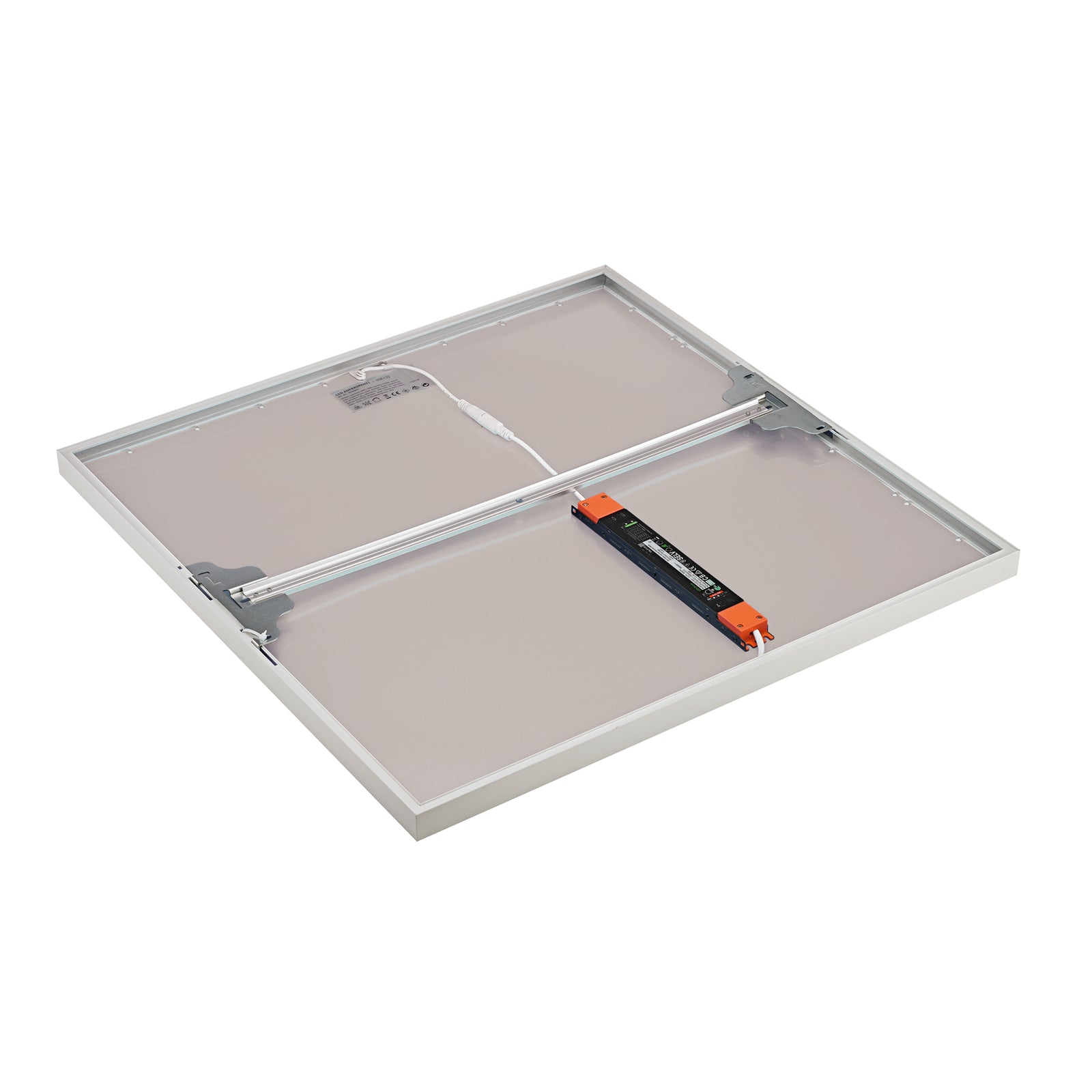 LED-panel Fled 62x62 cm 36W 4000K nøytralhvit montert i tak