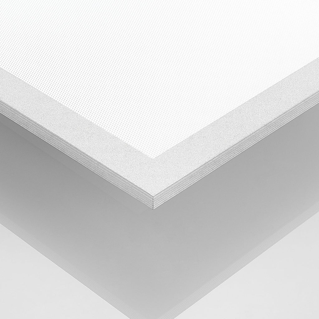 LED-panel Gelora aluminium sølv 80x30 cm bakside