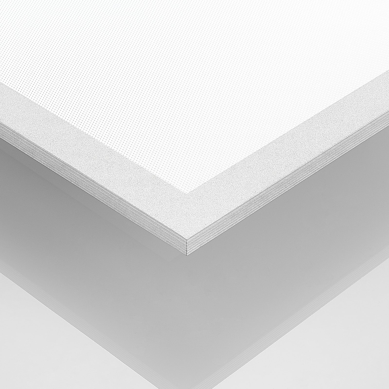 LED-panel Gelora aluminium sølv 80x30 cm bakside