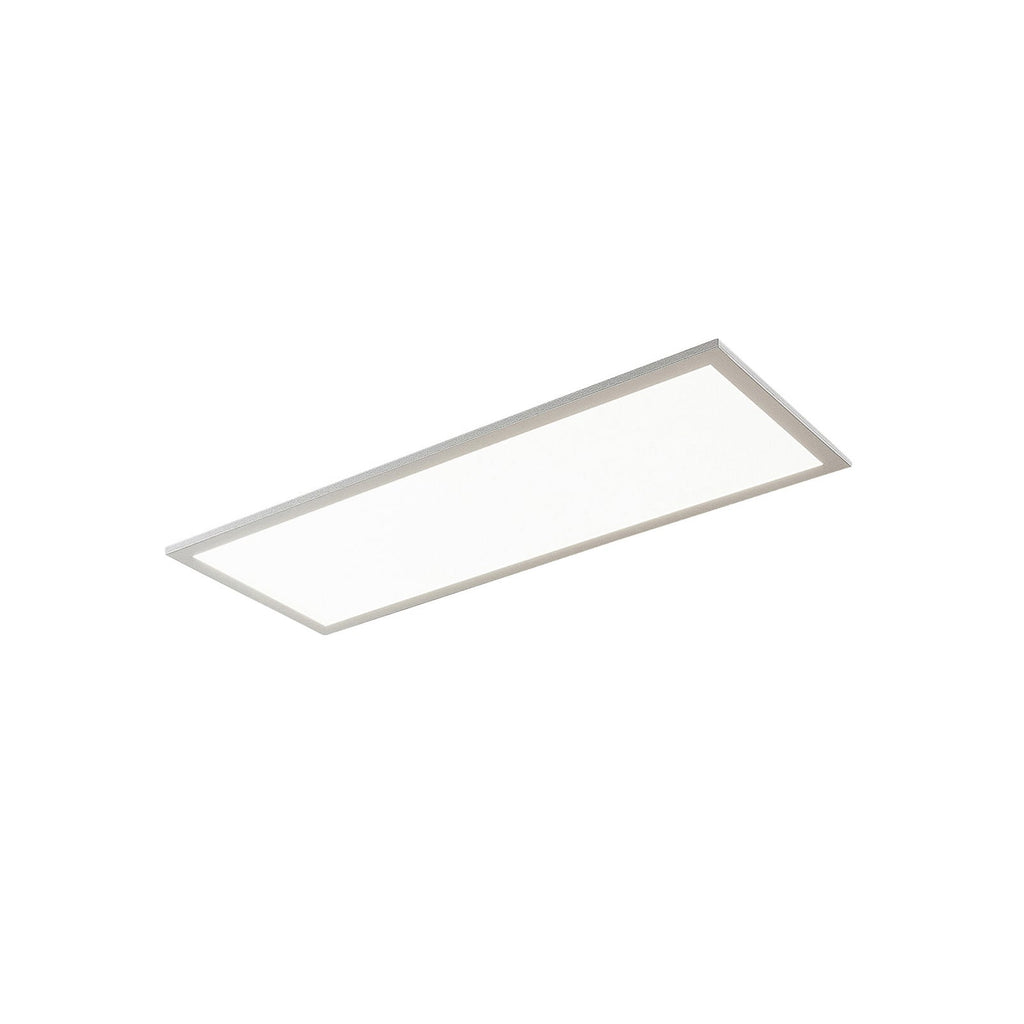 LED-panel Gelora aluminium sølv 80x30 cm front