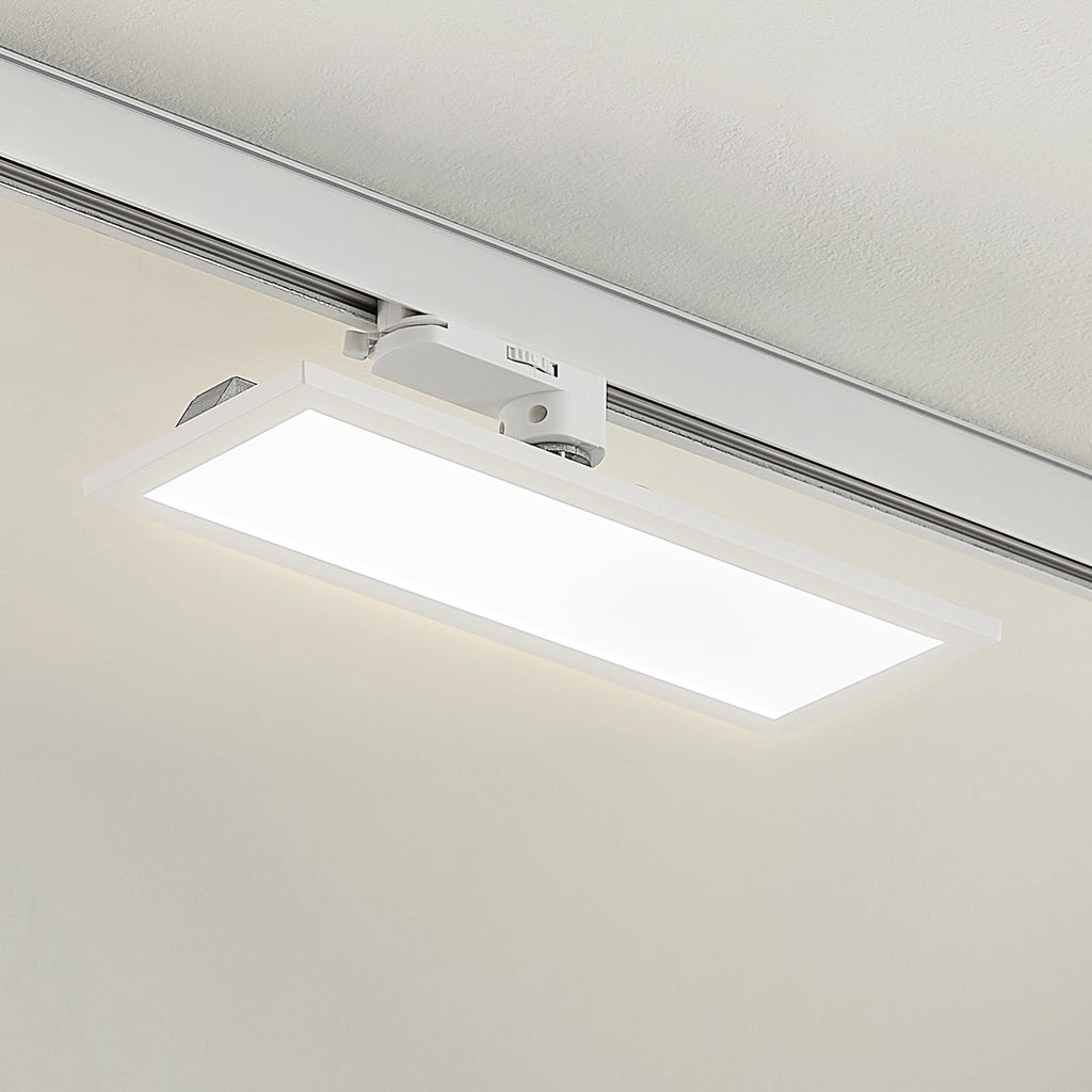 LED-panel Hairis for 3-fase skinne hvit 30 cm detalj av lysflaten