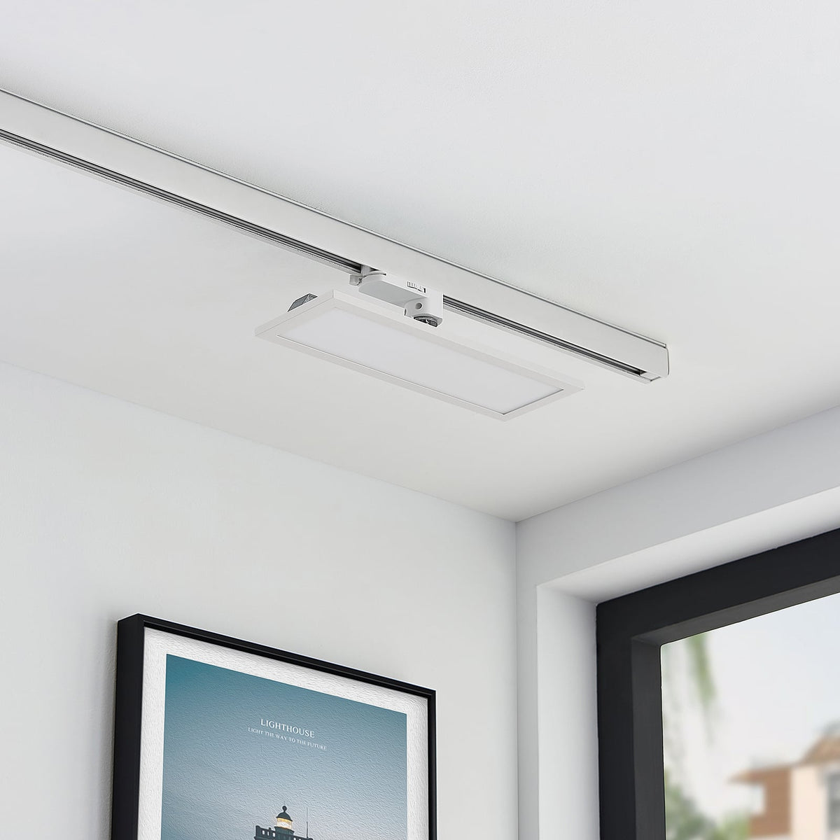 LED-panel Hairis for 3-fase skinne hvit 30 cm nærbilde