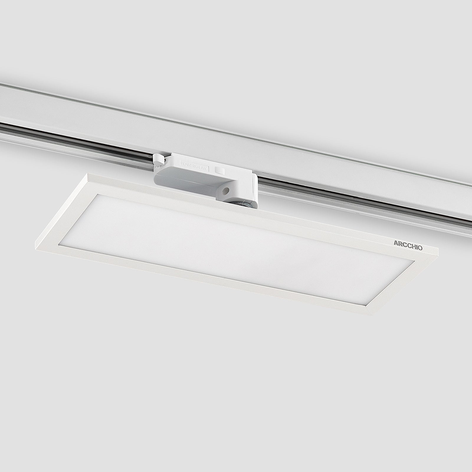 LED-panel Hairis for 3-fase skinne hvit 30 cm lysdetalj