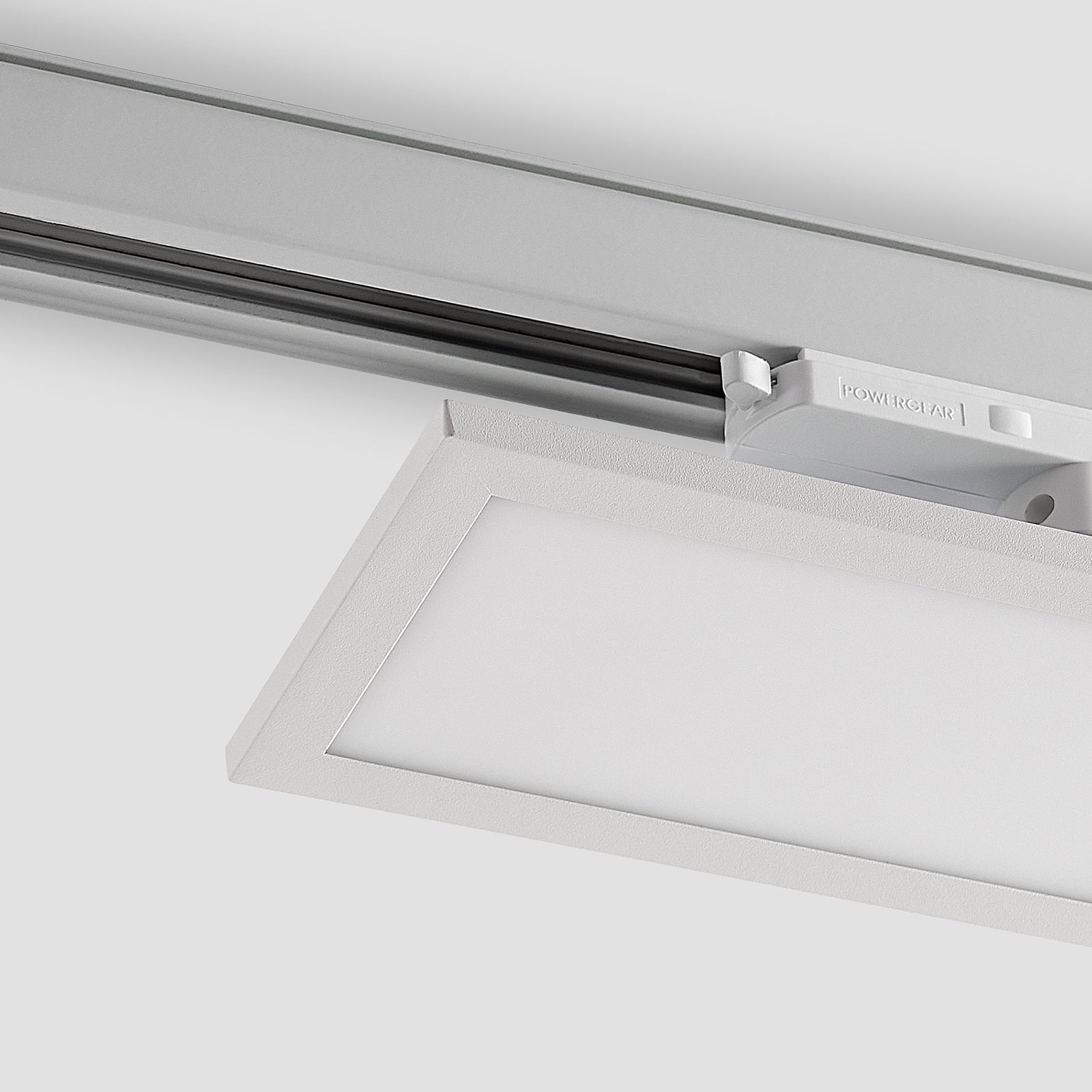LED-panel Hairis for 3-fase skinne hvit 30 cm vinklet