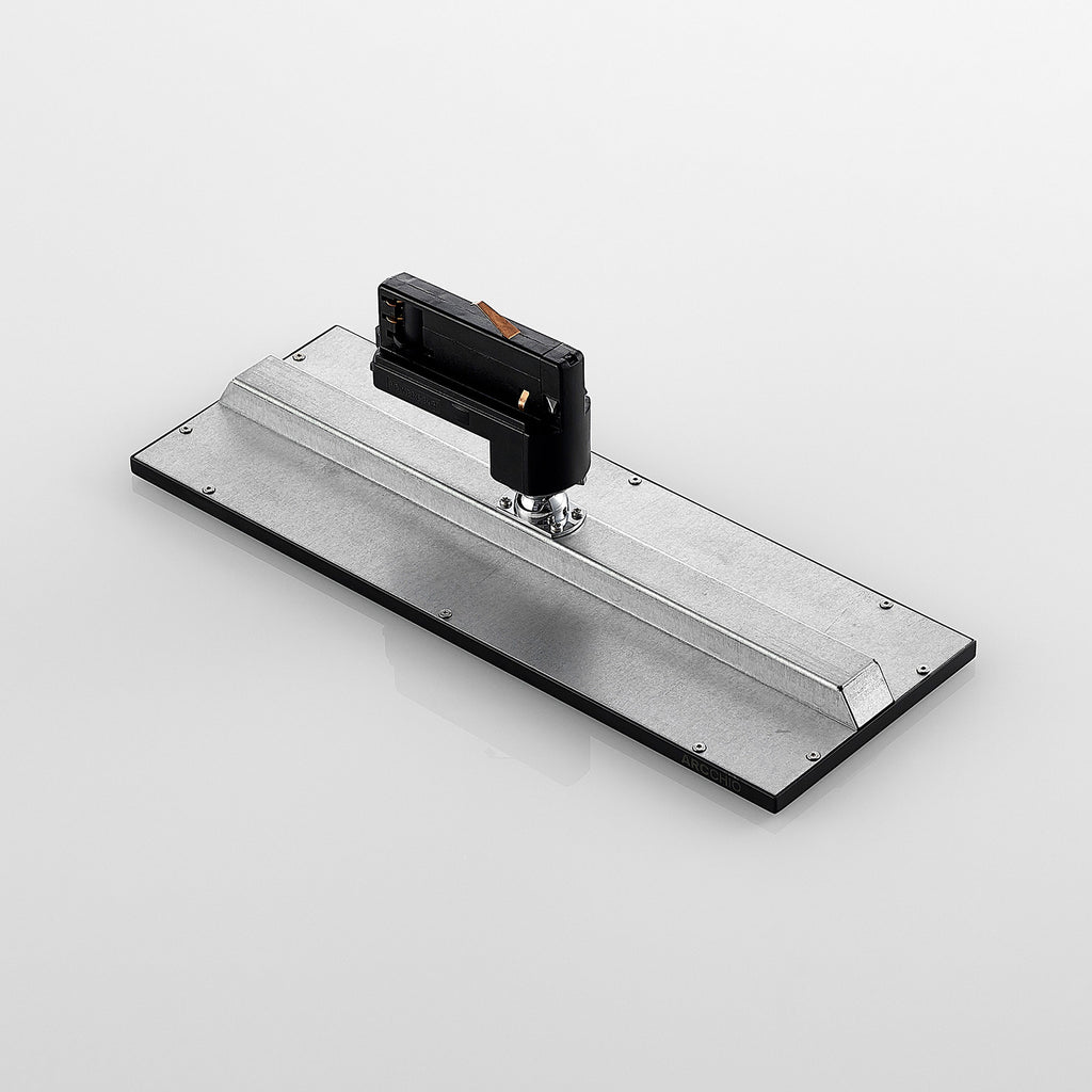 LED-panel Hairis svart 3-fase skinne 30 cm detalj av ramme