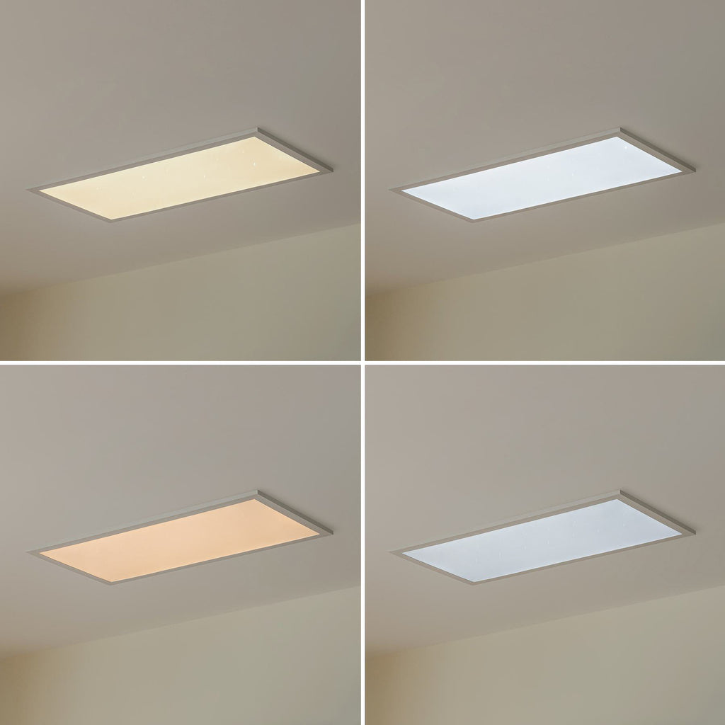 LED-panel Kenma CCT 60x30 cm dimbar med fjernkontroll og inkludert tilbehør