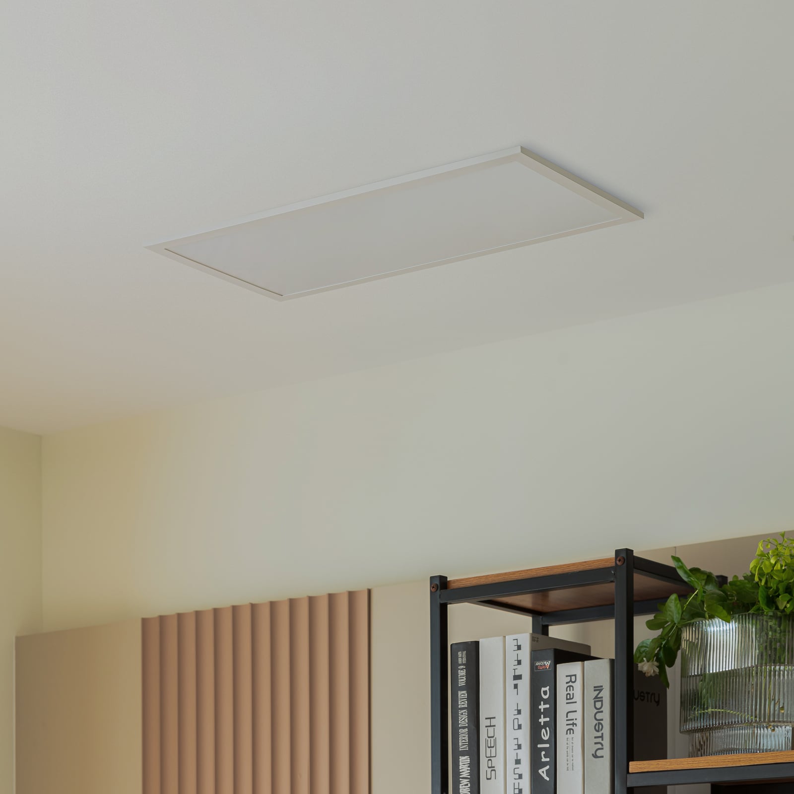Detalj av LED-panel Kenma CCT 60x30 cm dimbar med fjernkontroll